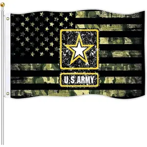 US Army Military Flag  American United States Army Star Black Military Flags Printing Durable Quality Decoration Outdoor &amp;   Indoor Banners Ornaments