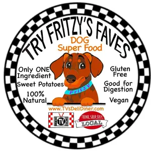 Fritzy's Faves Sweet Potato Dog Treats - Handmade in Small Batches, No Additives, Good for Digestive Health, 1 Ingredient Only
