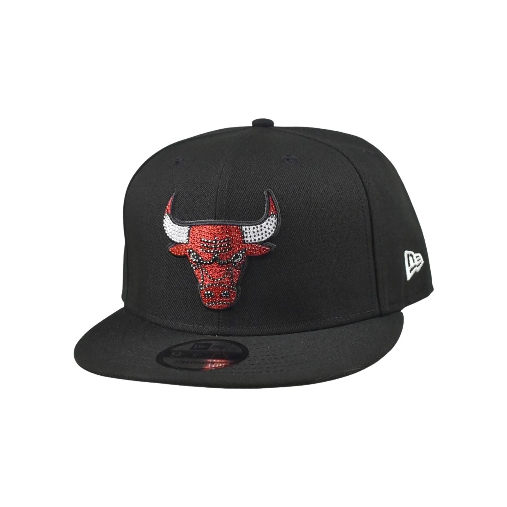 9FIFTY NBA Draft Chicago Bulls Rhinestones Snapback Hat "Black" 60861588
