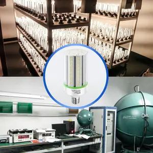 2-Pack 60W LED Corn Light Bulbs, E26/E39 Base Super Bright LEDs, 5000K, Easy Install LED Lights, Replacement for CFL Metal Halide HID HPS High Bay Fixtures (Street Area, Warehouse Use)