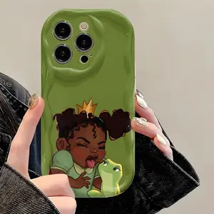 Princess And The Frog Phone Case - Suitable for iPhone 17 Air 16/15/14/13/12/11 Pro Max/Plus/X/Xs Max, Shockproof Camera Protection, Comfort-Grip TPU Cover,  Cartoon Design, Officially Licensed.