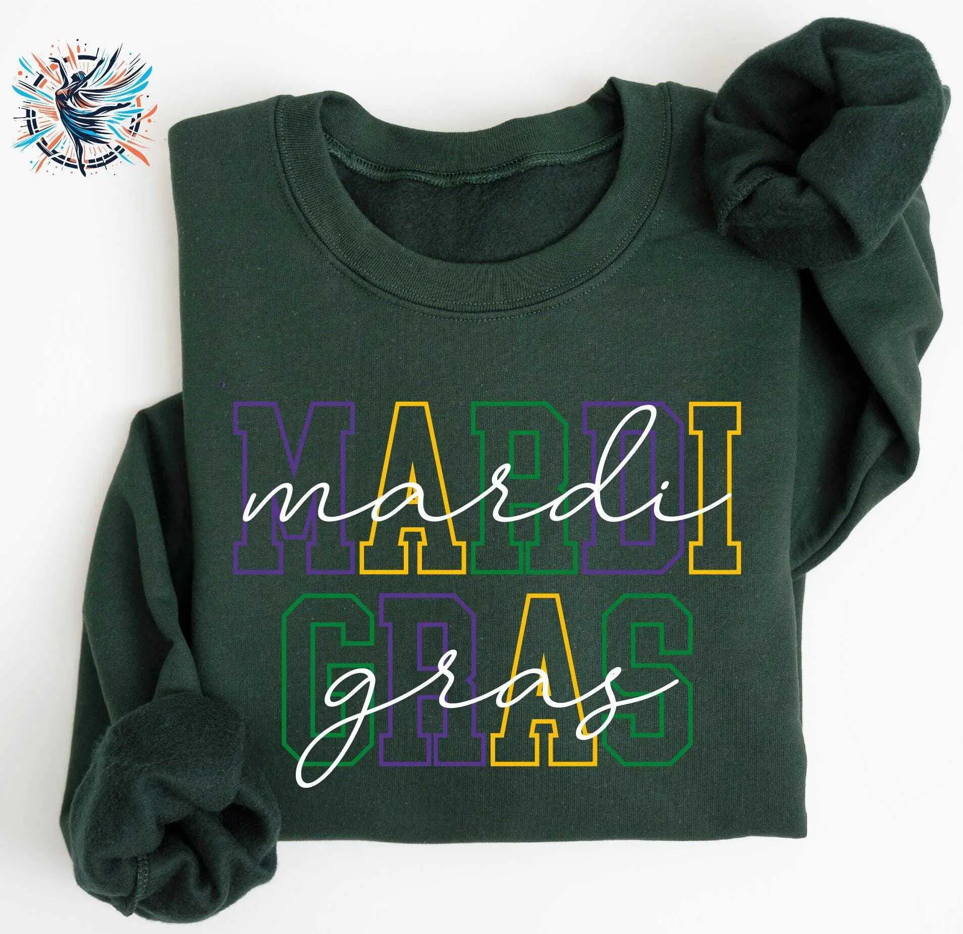 Mardi Gras Sweatshirt: Louisiana Carnival Party Sweater