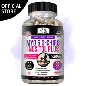 Kaya Naturals Myo & D-Chiro Inositol Plus – Balanced Inositol Blend for Daily Wellness –  Vitamin B8  – Support for Women – 60 Capsules