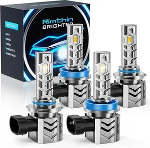 [One-year warranty service provided] Rimthin  All-New Upgrade No glare/cutoff  9005/HB3/9012/9007/9006/HB4/H11/H9/H8/H7/9008/H13 White LED Headlight Kit 35000LM 900% Bright with Cooling Fan 6500K Cool White Plug 【Check the image to confirm your model】
