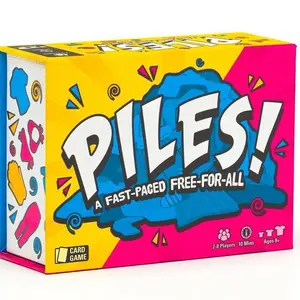 Piles! – Fast Family Card Game! – Christmas Gift Party Card Game Christmas For Kids, Friends and Families