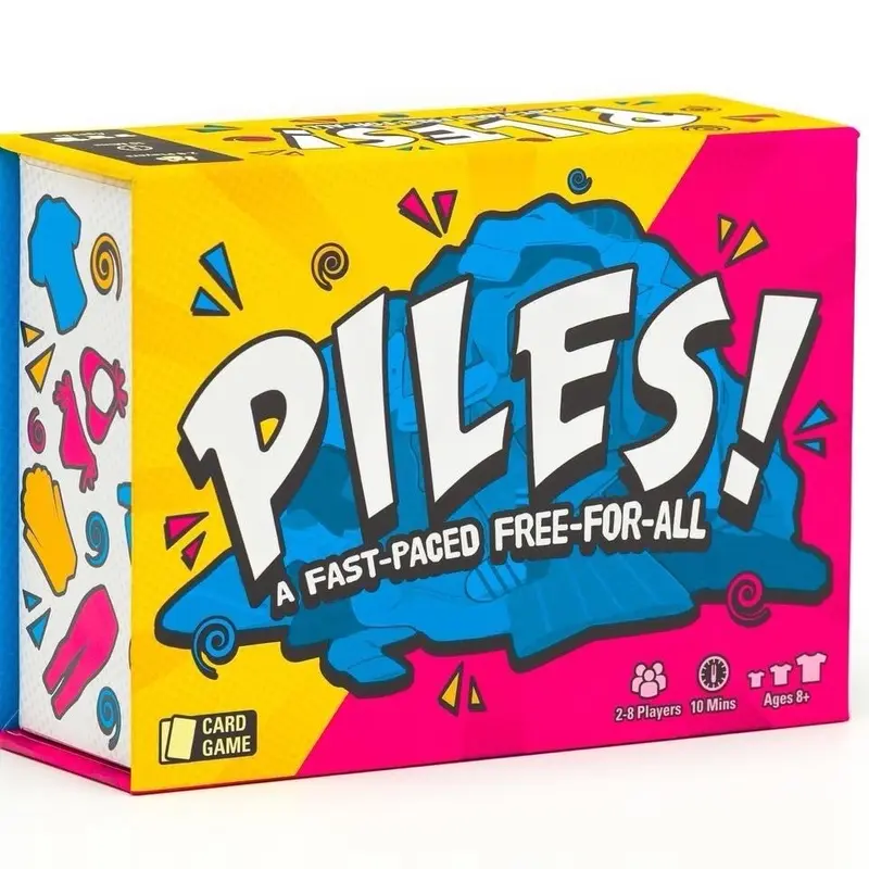 Piles! – Fast Family Card Game! – Christmas Gift Party Card Game Christmas For Kids, Friends and Families