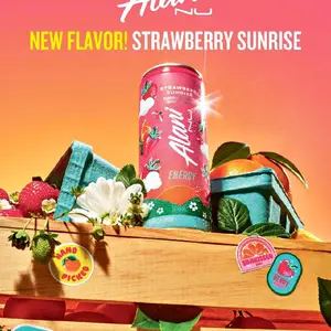 Alani Nu Energy Drink | Strawberry Sunrise | 12 fl. ounces | 4 PACK | 200mg of Caffeine