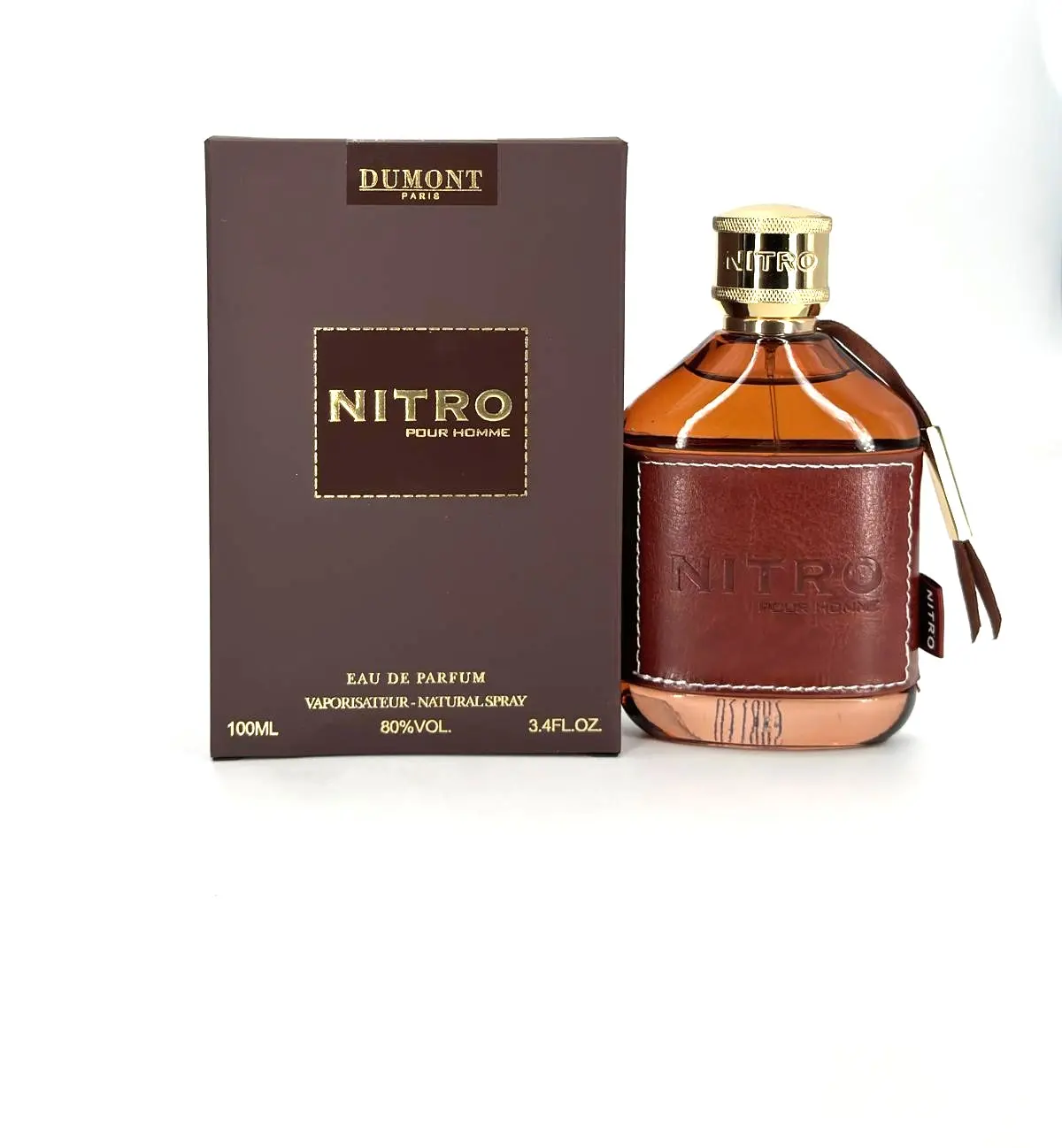Dumont Nitro Pour Homme EDP for Men, Aromatic Citrus & Woody Signature Scent, Long-Lasting Fragrance Spray, 3.4 fl oz, Adults, 3.4 Oz, Male Wear