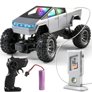 4WD Cyber RC Monster Truck 2.4GHz All Terrain Remote Control Car Rechargeable Toy