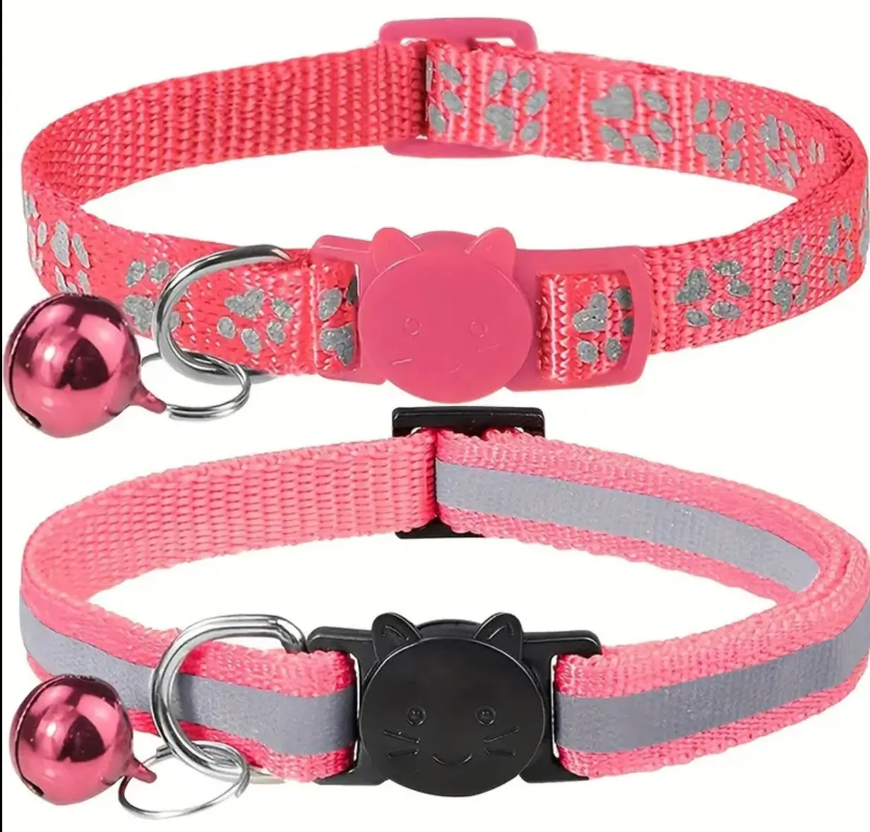 2pcs Breakaway Cat  for Safe and Comfortable breakaway collar cat  stuff Adjustable Reflective