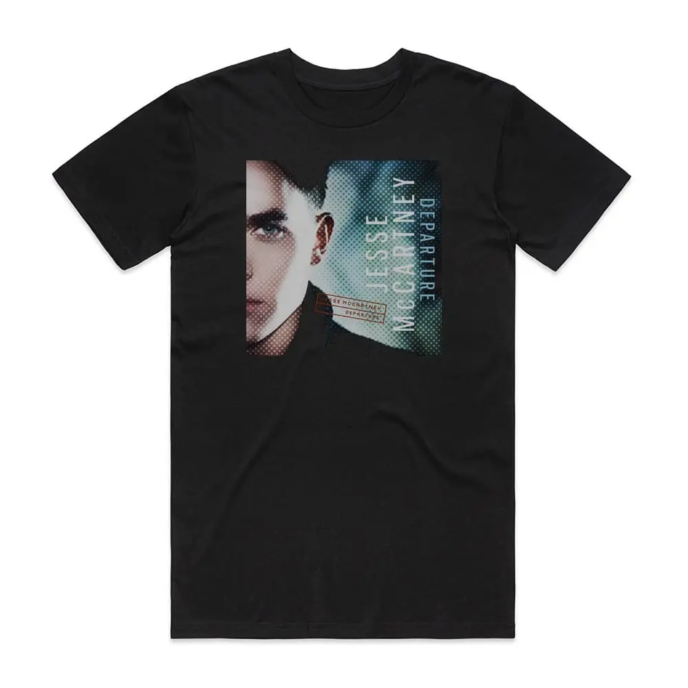 Jesse McCartney Departure Album Cover T-Shirt Black