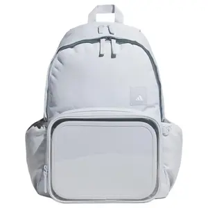 Adidas Classic Logo 26L Recycled Polyester Backpack For Men And Women In Light Blue