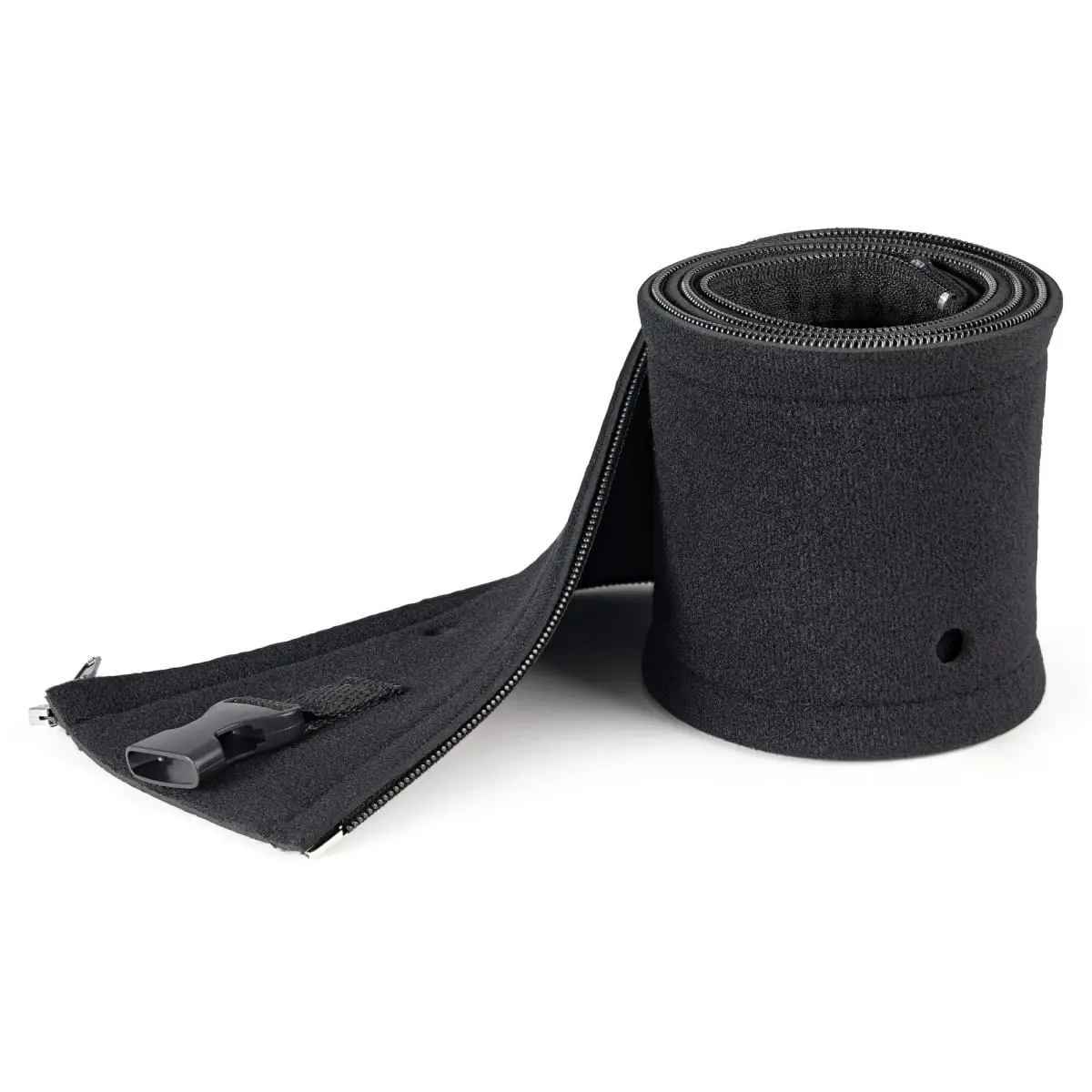 Startech WKSTNCMZP Rectangular Neoprene Rubber Cable Management Sleeve - Zipper, Built-In Buckles, Custom Fit for Indoor Cord Organization, 39.4in L x 7.9in x 3.9in, 0.22 lbs, 0-40 Degrees C Temperature Range