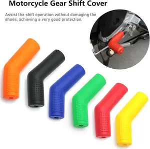 Universal Rubber Gear Shift Lever Protector, Non-Slip Gear Shift Pedal Cover for Most Motorcycles