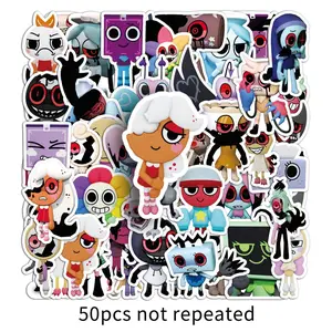 Single set contains 50 pieces, no repetition. Dandy's world graffiti stickers for phone cases, computers and tablets. Order today. Buy one, get one free. You will receive 2 sets.