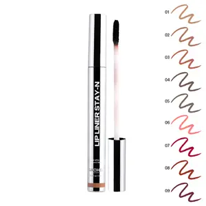 LIP LINER STAY-N - Peel-Off Lip Liner Stain - All Day & Night Lipliner with Hyaluronic Acid & Vitamin E - Long Lasting Formula - 0.12 fl oz / 3.5 ml