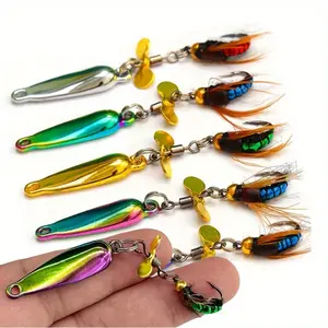 New Bionic Insect Spider Web Bee Lure, Artificial Hard Dry Fish Bait for Salmon and Trout, Fishing Accessories, Spindle Shape