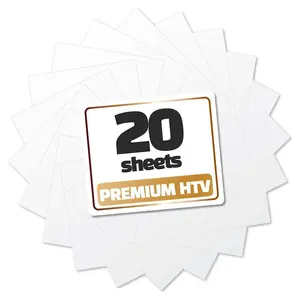 20 12X10 HTV Sheets