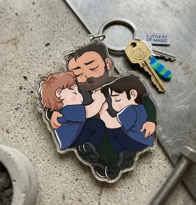 The Pitt Acrylic Keychains, cute, Durable, And Perfect For Bags, Keys, Or Gifts