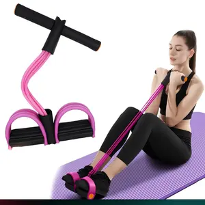 FateFan 6-Tube NBR Foam Resistance Rope Band Pedal Puller, ProFlex Smart System, Eco-Friendly Portable Fitness Bands for Yoga & Home Workouts, Yoga Equipment, Exercise Equipment, Home Workout Gear summerwins