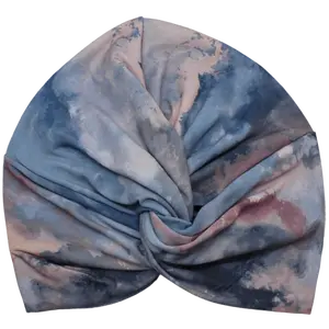 Cloud Print Twist Knot Turban
