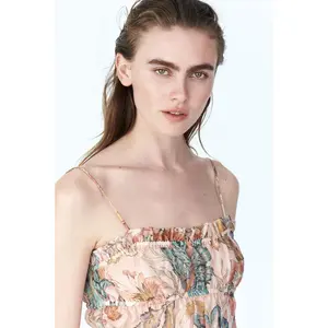H&M Linen-blend crop top
