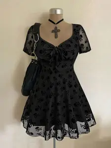 Sweetra Plus Size Vintage Rave Coachella Dress – Festival Outfit For Women   Optimized Description: