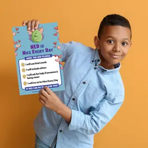 Ned the Internet Troll - Educational Card