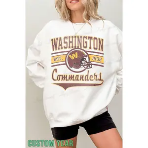 Washington Commanders Sweatshirt, Vintage Commanders tshirt, Washington Football Fan shirt, Gameday tee, Commanders Sweatshirt, Football tee