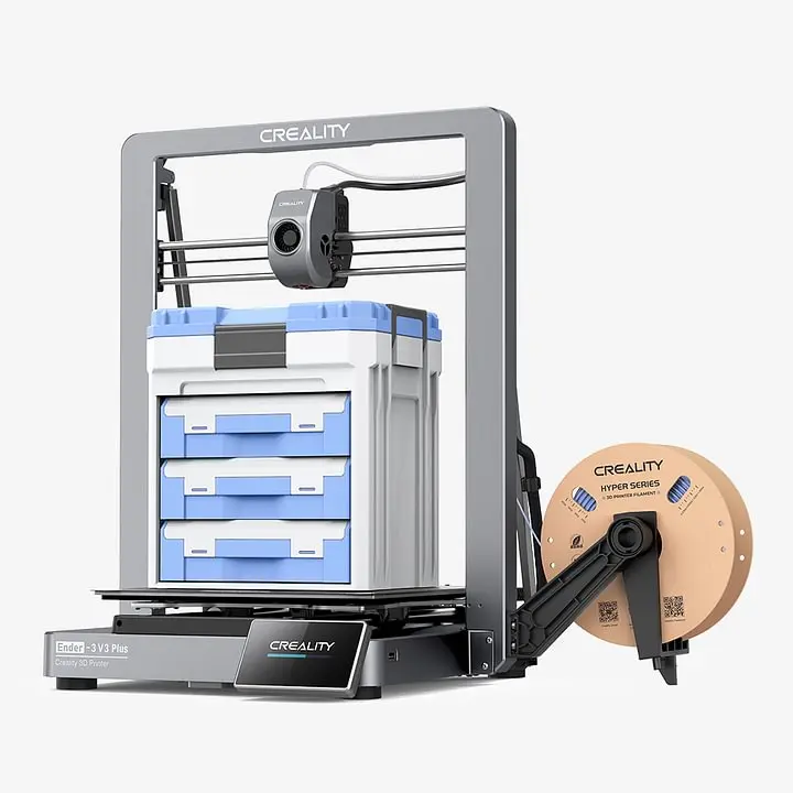 Creality Ender-3 V3 Plus 3D Printer - Dual Motors, CoreXZ Tech, Clog-Free Extruder, and Quick-Swap Nozzle Wifi Creality Ender-3 V3 Plus 3D Printer - Dual Motors, CoreXZ Tech, Clog-Free Extruder, and Quick-Swap Nozzle Wifi