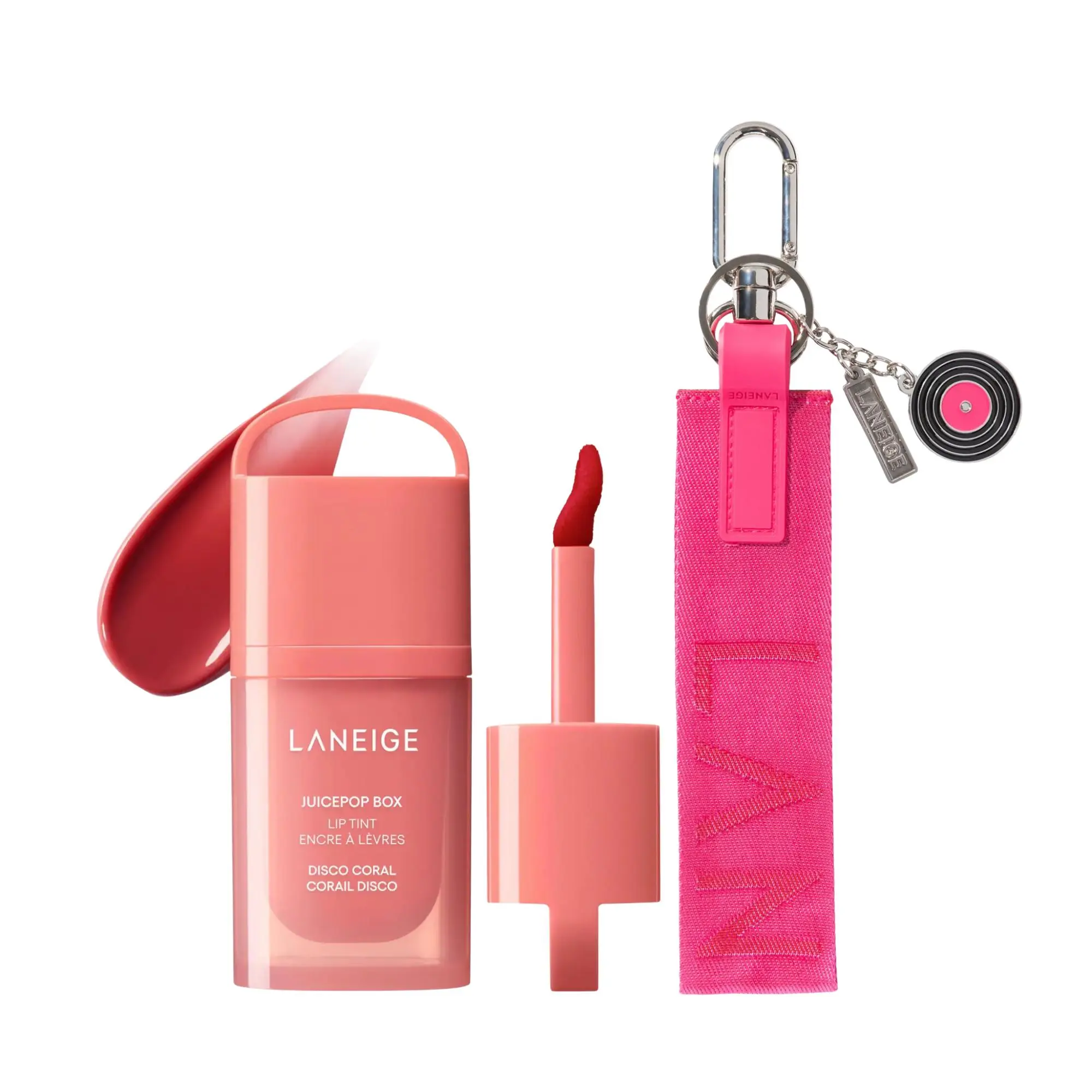 Laneige JuicePop Box Lip Tint & Wristlet Duo Korean Moisture