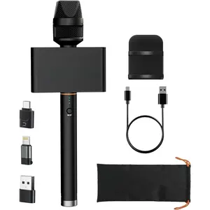 Revo S  Handheld Microphone, Professional Handheld Interview Mic for iPhone16 15, Android Phones Laptops PC with USB-C Plug, Reporter Mic for Content Creators, Interviews, Reporting