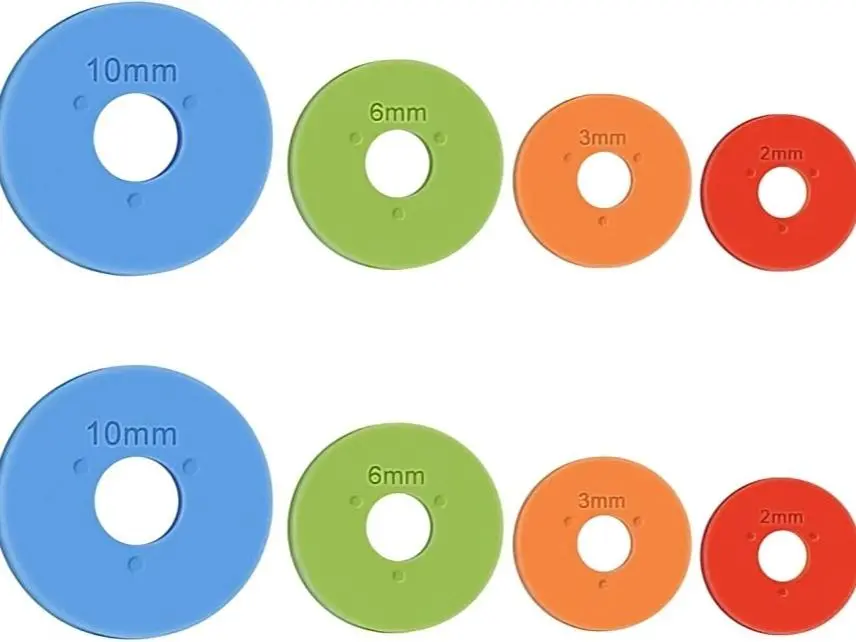 8PCS Rolling Pin Guide Rings – Multicolored Silicone Spacer Bands Set (2/3/6/10mm) for Even Dough Thickness, Reusable & Flexible Baking Accessories, Must-Have Kitchen Tool for Cookies, Pizza & More Bakeware Colorful