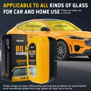 Windshield Cleaner Removes Oil Film for Clear Vision