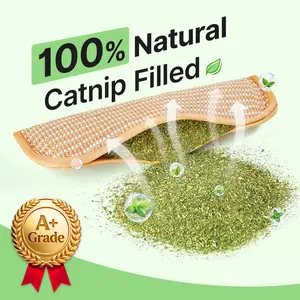 Give your indoor cat the ultimate playmate: a soft sisal kicker loaded with 6000mg of A+ organic catnip. This durable toy stimulates natural instincts, encourages healthy exercise through kicking and scratching, and turns boredom into hours of crazy, happ