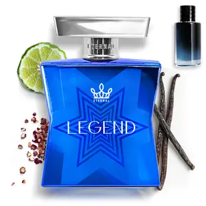 Eternal Legend - Inspired by Iconic Fresh Citrus Woody Cologne - 3.4 oz (100ml) - EDP - Long-lasting - Vegan - Clean Ingredients - Cologne Spray for Men - 2000 sprays per bottle Aromatic Citrusy Fragrance Eau De Parfum