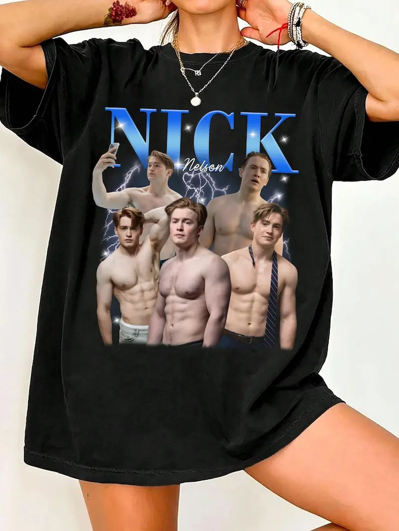 Comfort Colors Nick Nelson Shirt, Vintage Nick Nelson Tee, Kit Connor Shirt, Heartstopper Retro Tee, LGBT Romance Shirt, 90s Bootleg Shirt