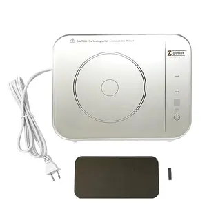 Z Palette Z Potter Makeup Depotting Heater, Makeup Warmer Plate, Universal Makeup Depotting Tool for Eyeshadows, Powders, Creams, Induction Technology-White