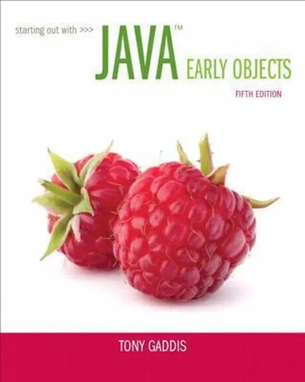 USED Book - Starting Out with Java: Early Objects (5th Edition) by Tony Gaddis (Paperback) - english