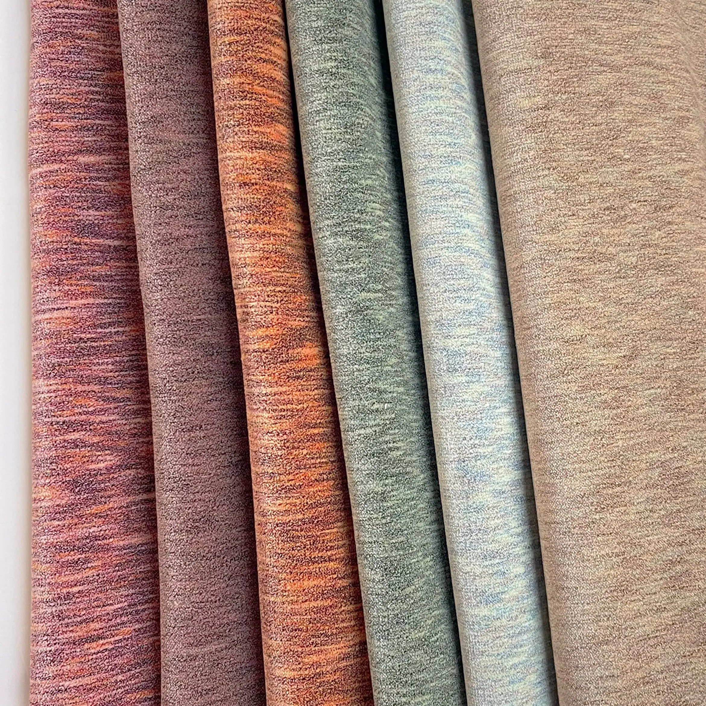 SHIKA - MULTI TONAL WOVEN VELVET UPHOLSTERY FABRIC BY THE YARD