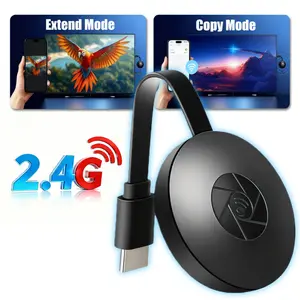 G2-AL Portable 1080P HD TV Stick Video Receiver Display Screen Samll WiFi Dongle Adapter Screen Mirroring Adapter for Android/iOS Smart TV Box Miracast Chrome