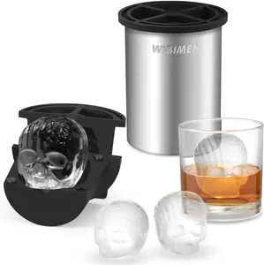 WIBIMEN Skull Ice Cubes – Add a Touch of Fun to Your Drinks & Parties!