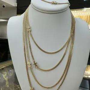 Cuban link Female Male Anniversary Birthday Engagement Metal Coating