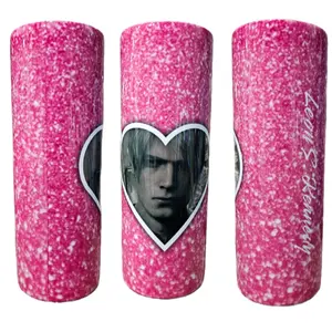 Leon Kennedy 20 oz tumbler Drinkware Stainless Steel Metal Water Bottles