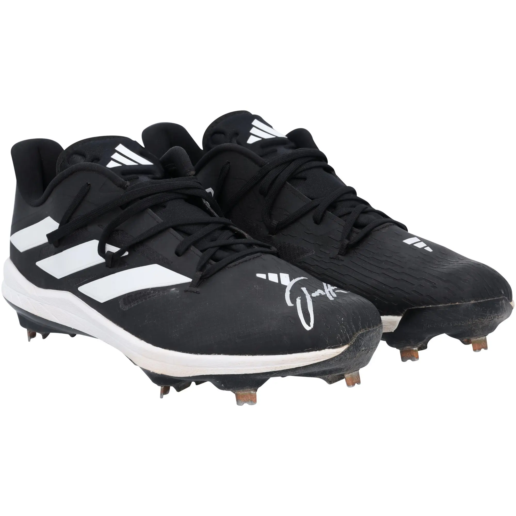 Jackson Holliday Baltimore Orioles Autographed Game-Used Black Adidas Cleats from the 2024 MLB Season - Fanatics Authentic Certified