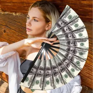 Kung Fu Fan 33cm Sound Fan Easy Open Dance Advertising Gift, Music Festival Party Event Souvenir Folding Hand Fan