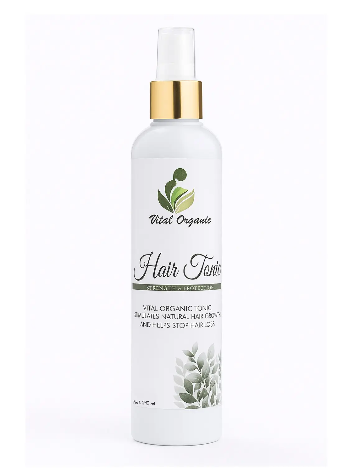 Vital Organic Hair Tonic, Herbal Intensive Haircare Treatment for Organic Hair Growth & Thickening Boost, Hair Growth Products