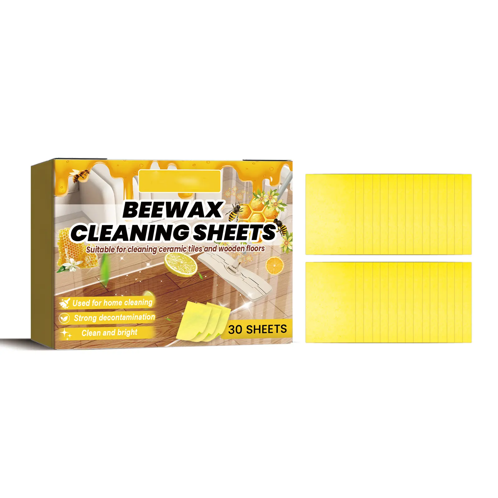 Floor Cleaning Tablets Multi-Surface Hard Floor Cleaner Removes Dirt, Limescale & Tough Stains, Brightens Floors, Ideal for Mopping Household Floor Care