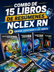 NCLEX Review Course (15 Books)