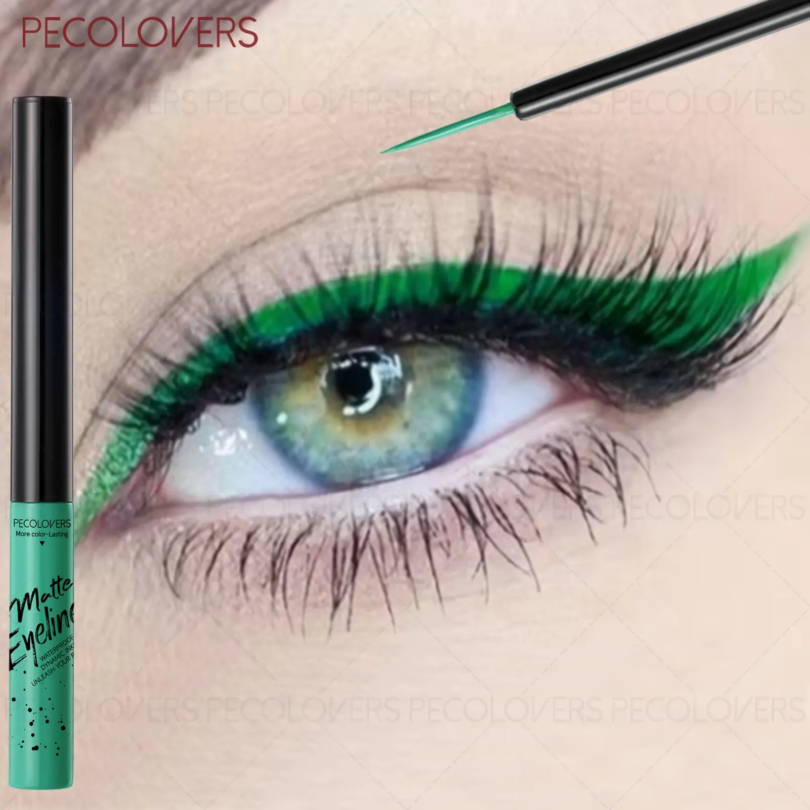 Colorful Matte Dip Liquid Eyeliner, High Rendering Eye Line Cosmetic, Long-lasting, for All Eye Makeup Style, Y2K Style Eye Lines, Perfect Gifts